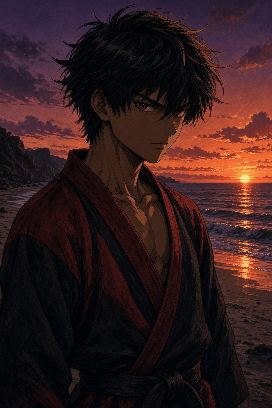 Red gi — the fire