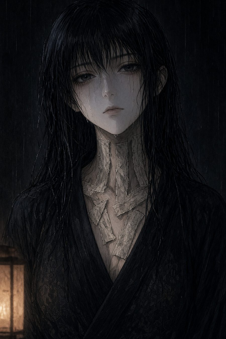 Shizuka — sealed at the throat